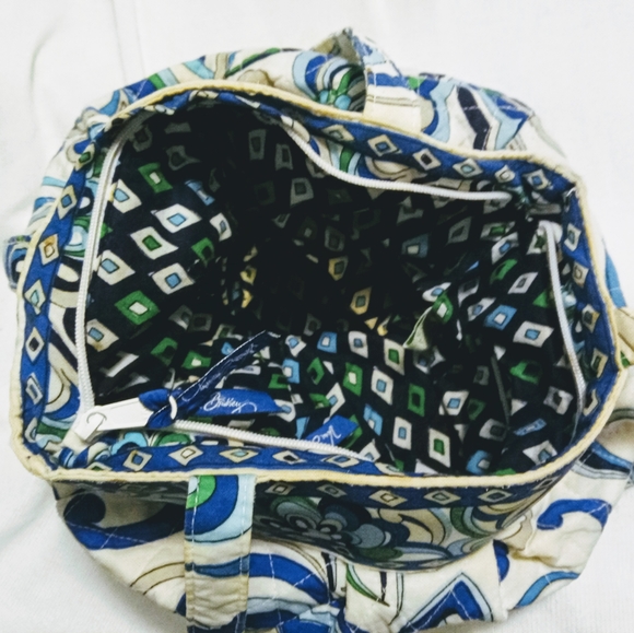 Vera Bradley small Mediterranean White tote - Picture 2 of 5